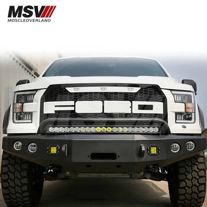 E STYLE STEEL FRONT BUMPER FOR 2015-2017 FORD F150
