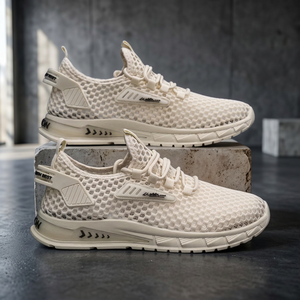 Chaussures de créateur 2026 de haute qualité, nouvelle collection, avec coussin d'air et empeigne tricotée, noir et blanc - Product Image 3