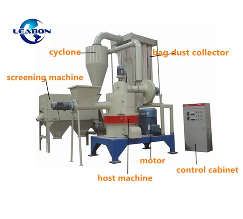 Cellulose Extraction Wood Crasher Powder Milling Machine