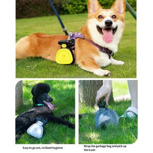 2024 Foldable Waterproof Dog Poop <b>Bag</b> Dispenser Travel Scooper with Plastic & Silicone Materials for Dog Waste Collection - Product Image 3