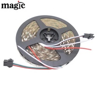 Bande LED numérique adressable SK6812 en cuivre 12V, découpable, toutes LED SPI Smart RGBW 3000K 6000K 4000K, pour éclairage paysager et commande vocale