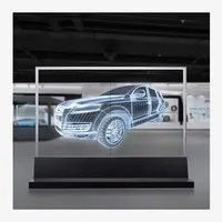 55 inch indoor Smart high resolution image transparent digital signage transparent oled display