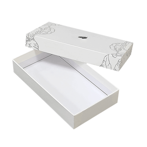 Customized Logo Two Piece Lid and Base Cardboard Gift Packaging 2 Piece <strong>Removable</strong> Hard Packaging <strong>Box</strong> <strong>for</strong> Wallet and Handbag - Product Image 5