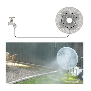 Ventilatore Elettrico a Spruzzo F129, Ventilatore da Pavimento Raffreddato ad Acqua, Set di Umidificazione con Atomizzazione, Sistema Micro-Irrigazione <span class=keywords><strong>per</strong></span> Giardinaggio Domestico - Product Image 3