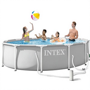 Piscine hors sol INTEX 26711EP <span class=keywords><strong>Prism</strong></span> <span class=keywords><strong>Frame</strong></span> Premium de 12 pieds x 30 pouces avec pompe filtrante, fabriquée en Chine - Product Image 1
