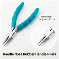 Pince de réglage de lunettes à poignée en caoutchouc multicolore, outils de réparation de montures de lunettes en acier inoxydable, vente en gros pour magasins d'optique