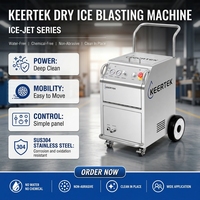 Machine de sablage industriel au glace carbonique 15KG |   Vente en gros du fabricant |   Élimination de la rouille de la carrosserie et du dessous de caisse de la voiture |   ICE-JET 15