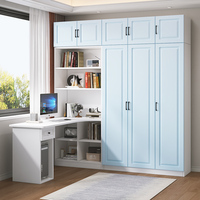 Bureau d'ordinateur pour étudiant au design moderne et simple, bureau d'angle intégré avec étagère pour une utilisation à domicile