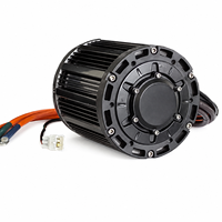 Moteur de moto électrique QSMOTOR 138 à couple élevé, 4000W, moteur PMSM à entraînement central pour scooter, vélo électrique, moto tout-terrain