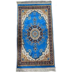 Lụa sáng mù cao cấp <span class=keywords><strong>haji</strong></span> cầu nguyện Mat cầu nguyện Mat Ba Tư Thảm thờ phượng mat - Product Image 3