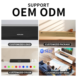 Barre de son active 2.0 CH, son surround, pour barre de son Bluetooth, home cinéma, télévision, cinéma, stéréo, ordinateur, barre de son pour les fêtes - Product Image 4