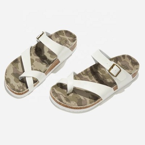 <span class=keywords><strong>Sandali</strong></span> da donna comodi con cinturini incrociati, plantare imbottito e <span class=keywords><strong>soletta</strong></span> con stampa elegante - Product Image 4