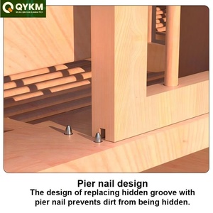Cage d'élevage modulaire en bois personnalisée, résistante aux intempéries, système de nichoirs multi-niveaux, pour l'élevage commercial de pigeons de course - Vente chaude - Product Image 6
