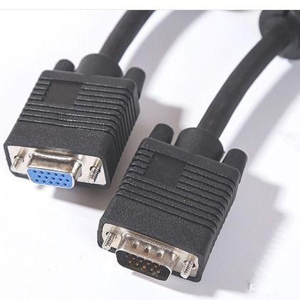 Vga Cable Male To Female 1.5m Pure Copper Shielded For Computer Monitor Projector Connection