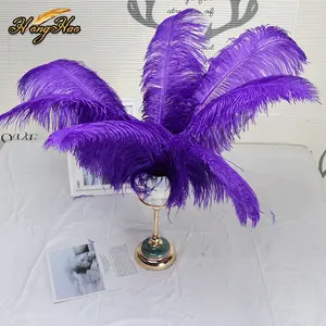 Piume di struzzo tinte di 15-80cm piume di struzzo tinte di vari modelli feste di nozze feste di carnevale decorazioni da parete piume durevoli