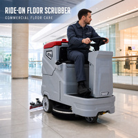 Laveuse de sols industrielle automatique autotractée à bas prix pour entrepôts, marbre et carrelage PVC