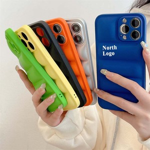 เคสป้องกันแบบเหนี่ยวนำอย่างหรูหราเคสโทรศัพท์ขนเป็ดสำหรับ <span class=keywords><strong>iPhone</strong></span> 15 14 13 11 <span class=keywords><strong>PRO</strong></span> <span class=keywords><strong>MAX</strong></span> - Product Image 4