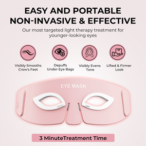 Nouveau dispositif portatif de masque de masseur de soins des yeux de thérapie de lumière rouge de Silicone pour un usage domestique Anti-âge réduire les cernes de sac d'oeil SPA - Product Image 6