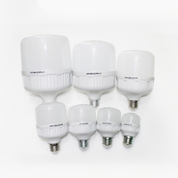 Ampoule LED CMS Focos Grossiste E27 B22 110V 220V 9W 12W 15W Pièces de Lampe en Plastique Blanc YIWU YAKI 20 1 Répartiteur de Douille d'Ampoule