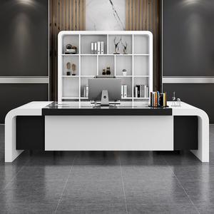 Table de réunion blanche extensible moderne rectangulaire, ensemble de mobilier de direction, chaise, <span class=keywords><strong>bureau</strong></span> pour patron, <span class=keywords><strong>bureau</strong></span> d'ordinateur, <span class=keywords><strong>bureau</strong></span> de secrétaire - Product Image 5