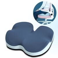 Coussins de chaise de bureau coussin de siège de voiture antidérapant sciatique et dos coccyx soulagement de la douleur coussin de chaise oreiller de fesses en mousse à mémoire