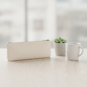 Estuche para Bolígrafos de Lona Delgado de 20x6cm y 8oz con Cierre, Personalizable con Logotipo Serigrafiado, para Recargas de Bolígrafos y Marcadores, para Escuela y Oficina, Pedidos al por Mayor - Product Image 2