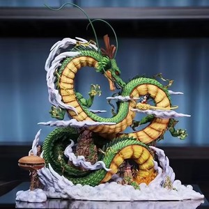 Figura de Acción de LWD de Anime <span class=keywords><strong>Z</strong></span> de <span class=keywords><strong>Shenron</strong></span> y el Pequeño Goku, Estatua Reducida, Modelo Coleccionable - Product Image 3