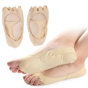 5-Toe No Show Calcetines Peep Toes Pad Flip Flop Suave Cómodo Spandex Arch Support Calcetines para Hombres Mujeres Calcetines de cinco dedos
