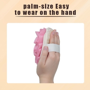 Toalla de Baño Natural de Doble Cara Optimal Power con Cepillo Exfoliante de Diseño Floral Moderno para una Experiencia de Baño Confortable - Product Image 3