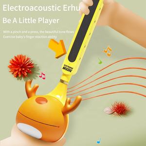 Dessin animé Instruments de musique Instrument de musique électronique <span class=keywords><strong>Synthétiseur</strong></span> portable Guitare Jouets - Product Image 4