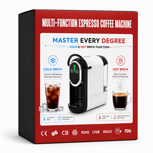 Machine à café intelligente numérique multi-compatible pour Nespresso, <span class=keywords><strong>Dolce</strong></span> <span class=keywords><strong>Gusto</strong></span>, K Cup, café moulu, machine à expresso domestique - Product Image 6