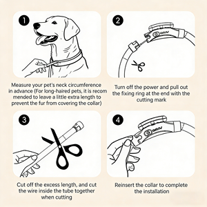 Collar Luminoso LED Recargable para Mascotas, Perros y Gatos, Anillo de Seguridad Luminoso Impermeable para Caminar por la Noche, Antipérdida - Product Image 6