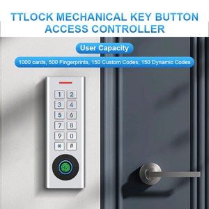 IP66 ttlock Bộ điều khiển truy cập, sinh trắc học vân tay M1 Thẻ NFC Hệ thống đầu đọc thẻ cửa, bộ điều khiển truy cập nút nhấn - Product Image 2