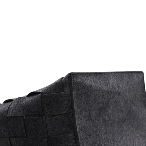 36L Grande Capacità <span class=keywords><strong>Feltro</strong></span> Cestello <span class=keywords><strong>Portaoggetti</strong></span> Con Manico <span class=keywords><strong>In</strong></span> Pelle - Product Image 4
