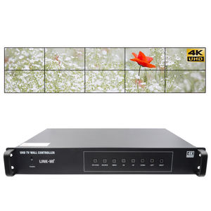 Controlador de Video Wall 4K60 con Entradas <span class=keywords><strong>2.0</strong></span>/<span class=keywords><strong>DP</strong></span> 1.2 Compatible con Múltiples Modos de Video Wall (2x5, 3x3, etc.) y 10 para Salidas - Product Image 3
