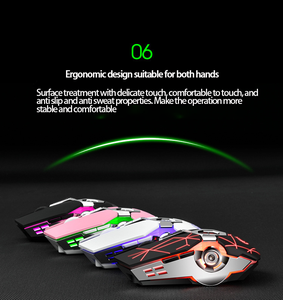 Souris de chargement sans fil pour Viper BM400, cf lol, repas du poulet <span class=keywords><strong>League</strong></span> <span class=keywords><strong>of</strong></span> legend, jeu sur ordinateur, lumineux, muet - Product Image 3