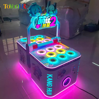 Machine de jeu d'arcade à monnayeur pour enfants : Frappe la grenouille avec un marteau, jeu Whack-a-Mole, pour aires de jeux intérieures