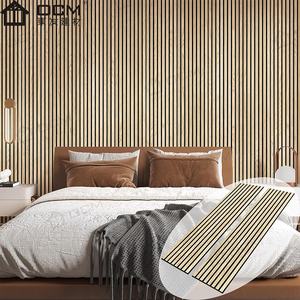 Panneaux acoustiques en bois pour murs de salle de bain, résistants à l'humidité, prévention de la moisissure, insonorisation, <span class=keywords><strong>traitement</strong></span> de surface facile à nettoyer - Product Image 3