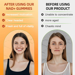 תווית פרטית liposomal nad + gummies קולגן ביוטין רזברטרול ויטמין תאי חילוף החומרים האנרגיה - Product Image 3