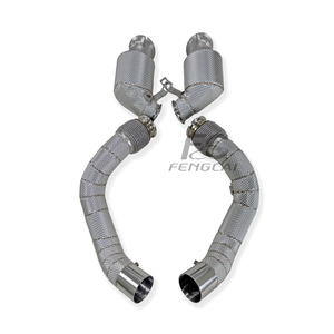 Tuyaux d'échappement sans catalyseur en matériaux forgés pour BMW F90 M5 4.4T Collecteur d'échappement - Product Image 5