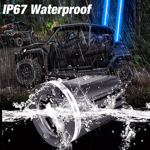 Luces Láser Brillantes para UTV, Antena Láser RGBW, Control Remoto RF WhipApp para UTV, ATV, Camioneta - Product Image 6
