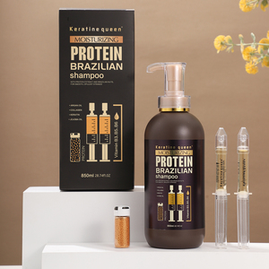 Keratin Queen-Champú y acondicionador <span class=keywords><strong>para</strong></span> el <span class=keywords><strong>cabello</strong></span> sin sulfato, conjunto <span class=keywords><strong>de</strong></span> champú reparador <span class=keywords><strong>de</strong></span> proteínas <span class=keywords><strong>para</strong></span> el <span class=keywords><strong>cabello</strong></span> <span class=keywords><strong>con</strong></span> agujas - Product Image 5
