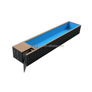 Precio bajo al aire libre de estructura de acero de envío de contenedor de piscina - Product Image 1
