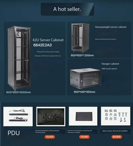 Jue Hong Hệ thống làm mát khung máy chủ Rack 600x600 800x800 800x1000 Kích thước Mạng 19u 27U 28u 30U 42U 44u 45u 48u 19 inch Chứng Khoán - Product Image 4