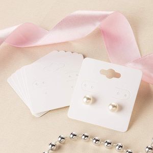 White <strong>Hanging</strong> Earring Cards <strong>for</strong> Selling Display Packaging Storage Durable and Sturdy Paper Material Jewelry Holders - Product Image 5