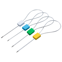 Scellés de sécurité en ABS renforcé d'acier YC-S006 à longueur personnalisée, 1,8 mm, avec étiquettes inviolables à code QR pour conteneurs de camions