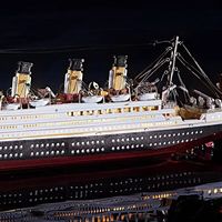 Piececool le Titanic, puzzle 3D en métal, modèle de transatlantique historique à assembler soi-même, cadeau artisanal anti-stress pour adultes et enfants