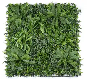 植物绿色塑料墙防紫外线户外纸盒塑料叶花塑料草7天塑料家居装饰10件