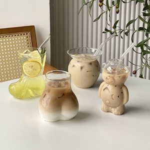 Bicchiere da Tè a Forma di Fungo <span class=keywords><strong>con</strong></span> Tre Gambe, Grande Bicchiere per Bere, Tazza da Caffè, Stile Cowboy Boot Teddy Bear - Product Image 4