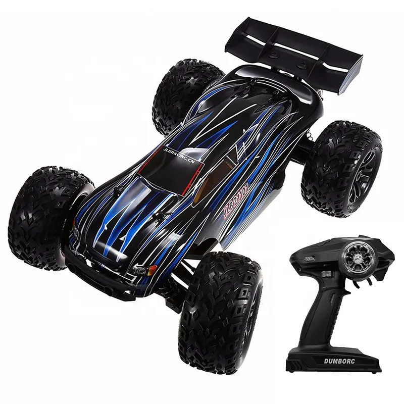 JLB Racing CHEETAH 120A Upgrade 1/10 Brushless RC Mobil Truggy RTR RC Mainan 21101